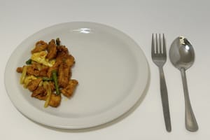 chicken goreng kunyit_as served