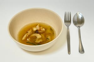 clear fish soup_as served