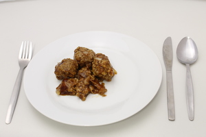NDNS meatballs and sauce