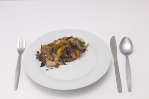 NDNS stirfry meat with vegetables