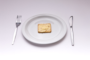 Butter, on a cracker