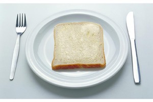 Butter spread on bread