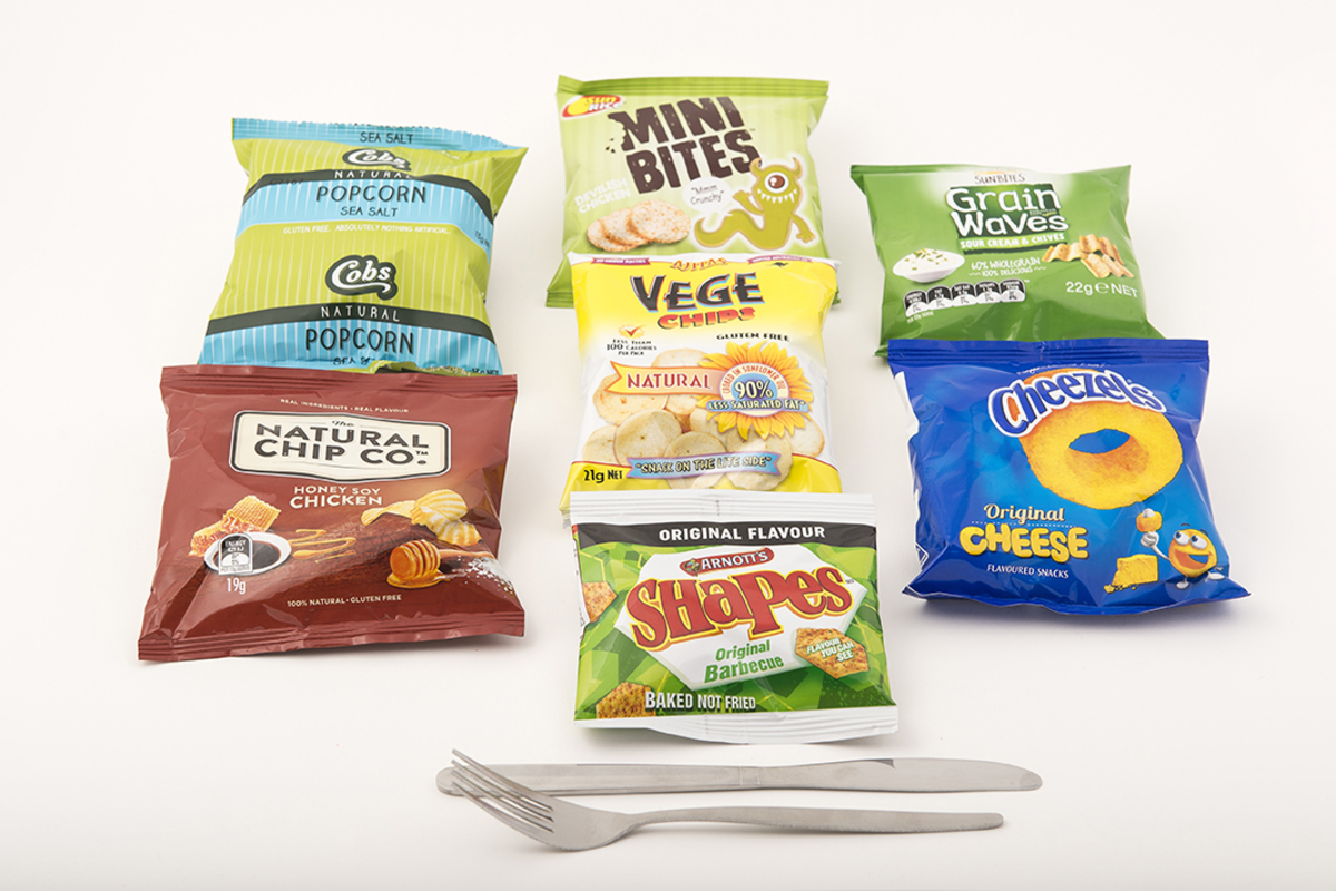 Australian Packaged Chips (crisps)