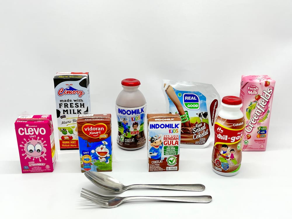 All types of milk retail
