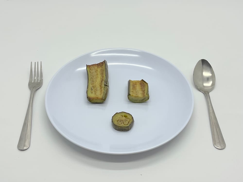 Aubergine stirfried