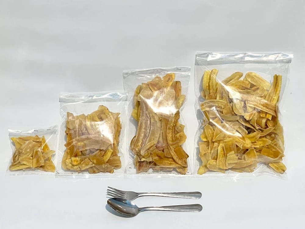 Banana chips savoury (Plastic package)