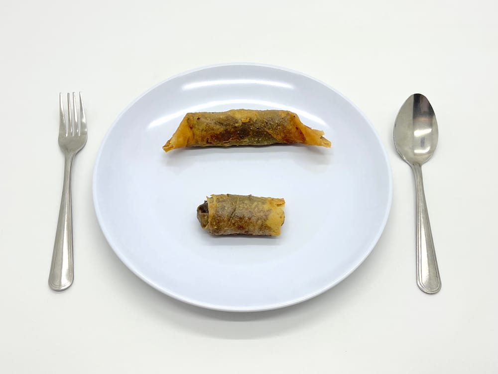 Banana wrap with chocolate filling (Piscok)