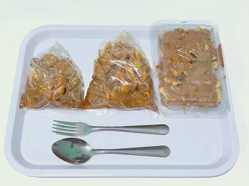 Batagor with peanut sauce (Plastic package)