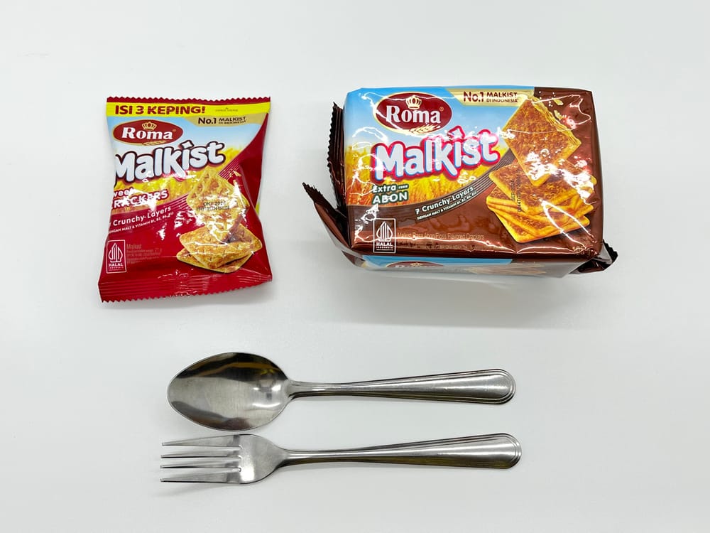 Biscuits with various toppings
