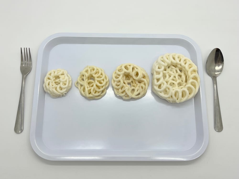 Round crackers flour (Kerupuk putih bulat)