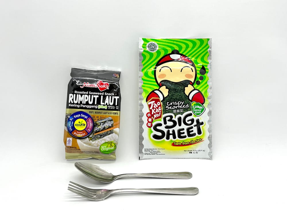 Crispy seaweed retail