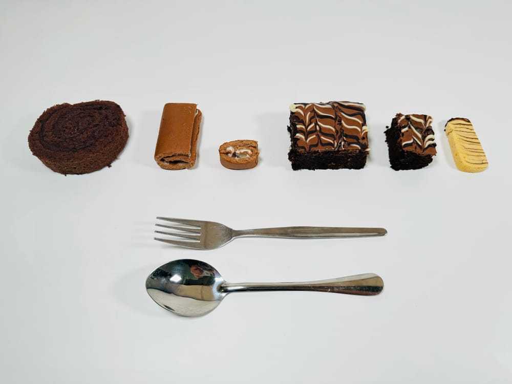 Brownies Swiss Roll Layer Cake